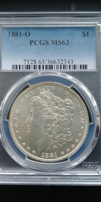 1881 O Morgan Dollar PCGS - MS63 - US Coin