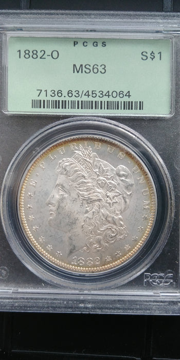 1882 O Morgan Dollar PCGS - MS63 - US Coin