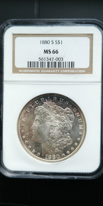 1880 S Morgan Dollar NGC - MS66 - US Coin