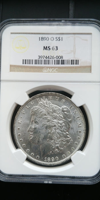 1890 O Morgan Dollar NGC - MS63 - US Coin