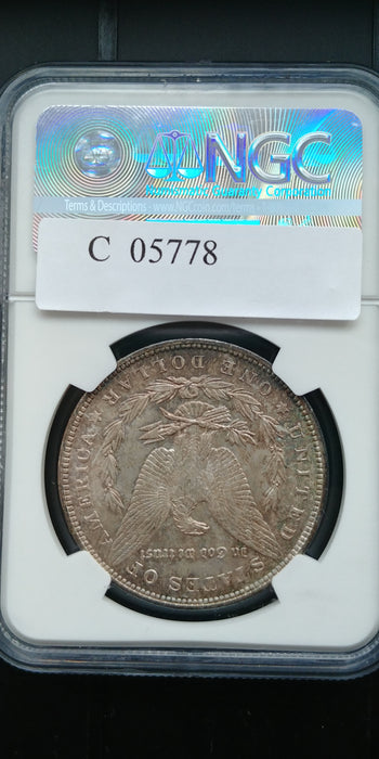 1891 Morgan Dollar NGC - MS64 Beautiful toning - US Coin