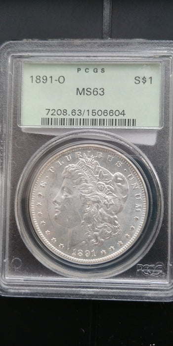 1891 O Morgan Dollar PCGS - MS63 - US Coin