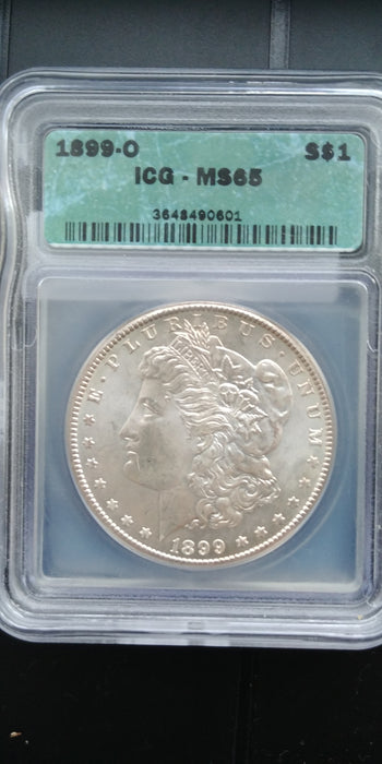 1899 O Morgan Dollar ICG - MS65 - US Coin