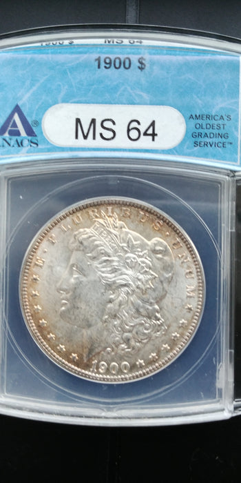 1900 Morgan Dollar ANACS - MS64 - US Coin