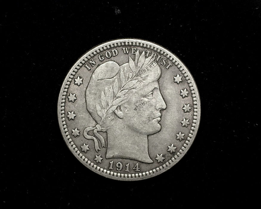 1914 Barber Quarter VF - US Coin