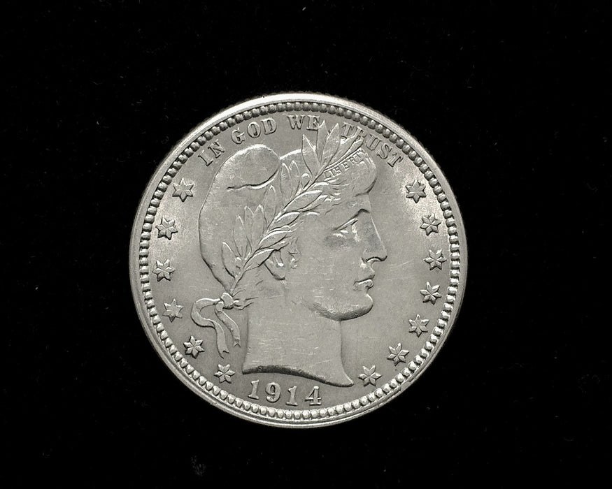 1914 Barber Quarter AU-58 - US Coin