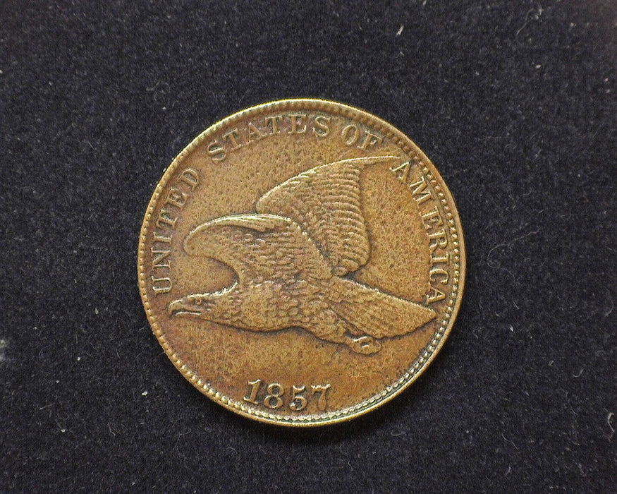 1857 Flying Eagle Penny/Cent XF Porous surface - US Coin