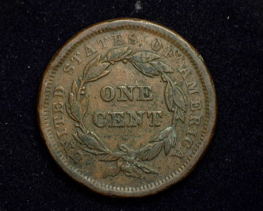 1840 Large Cent Braided Hair Cent VF Sm date over lg 18 light corrosion - US Coin