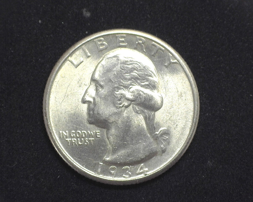 1934 Washington Quarter BU - US Coin