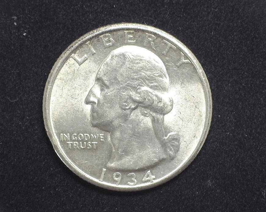 1934 Washington Quarter BU - US Coin