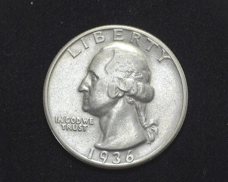 1936 Washington Quarter AU - US Coin