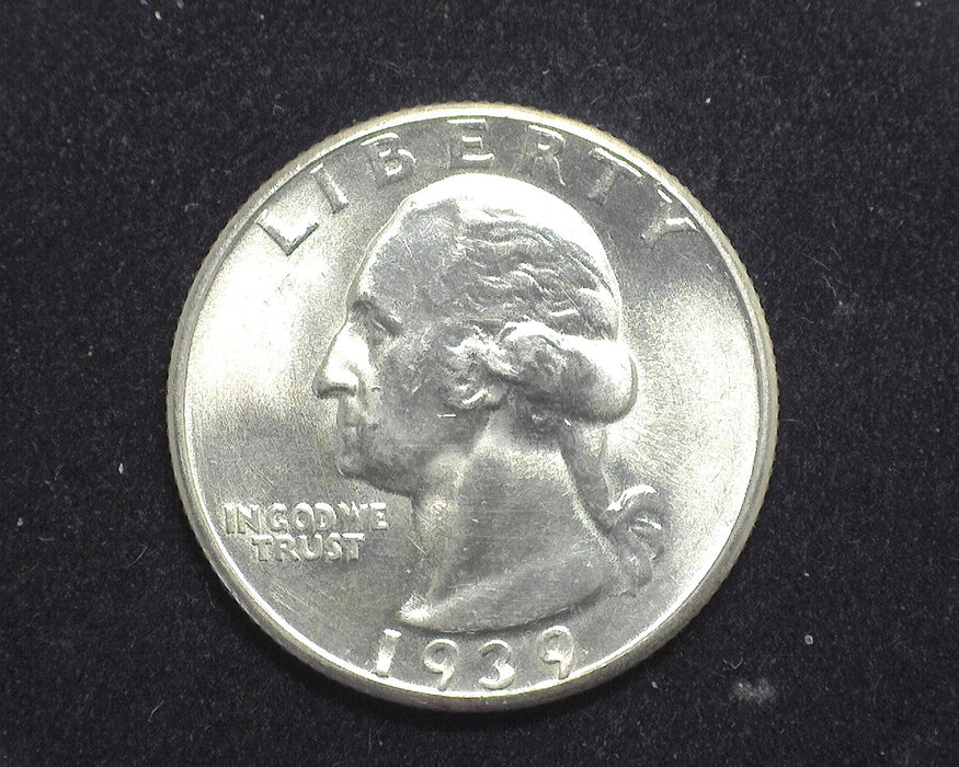 1939 D Washington Quarter BU MS63 - US Coin