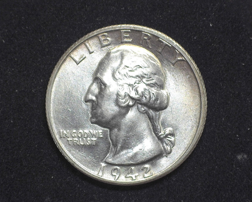 1942 S Washington Quarter BU MS64 - US Coin