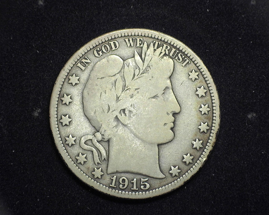 1915 D Barber Half Dollar VG/F - US Coin