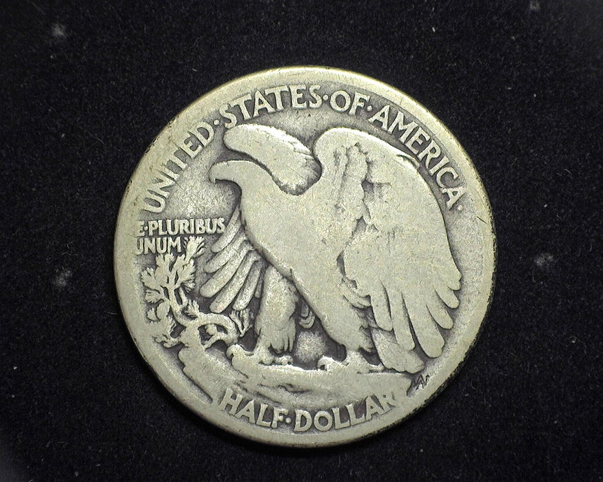 1916 D Liberty Walking Half Dollar VG - US Coin