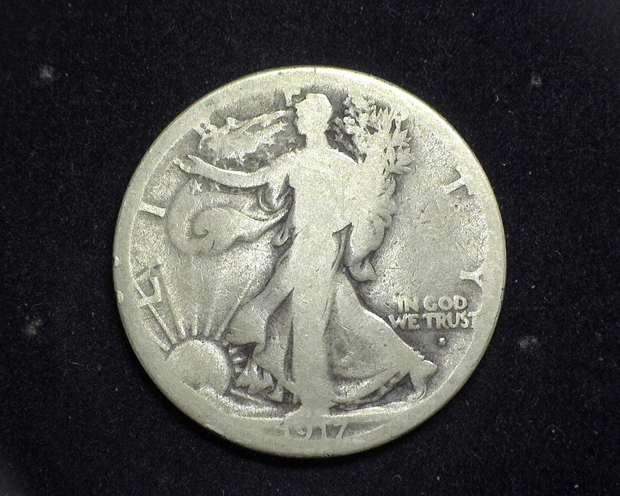 1917 S OBV Liberty Walking Half Dollar G - US Coin