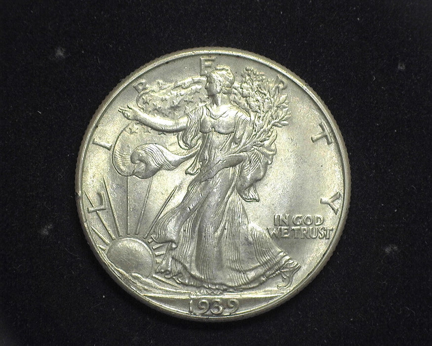 1939 D Liberty Walking Half Dollar BU MS63 - US Coin