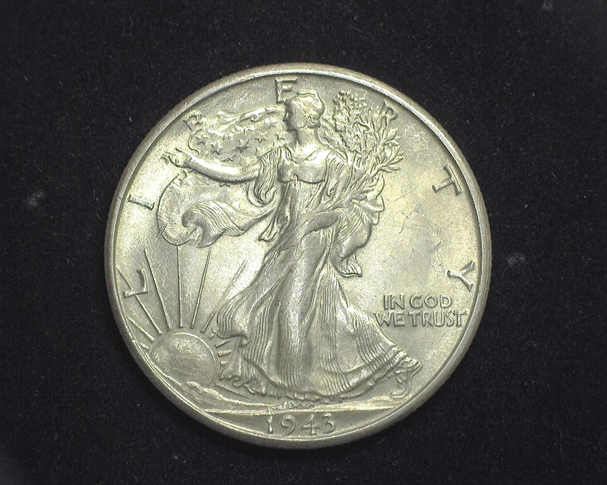 1943 S Liberty Walking Half Dollar BU MS64 - US Coin