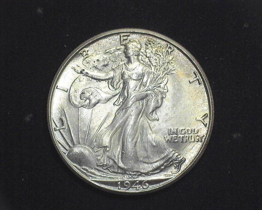 1946 D Liberty Walking Half Dollar BU MS64 - US Coin