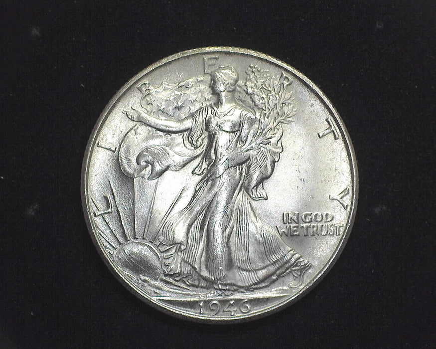 1946 S Liberty Walking Half Dollar BU MS63 - US Coin