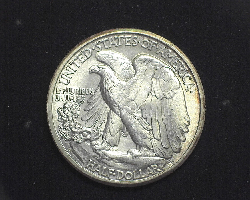 1947 D Liberty Walking Half Dollar BU MS64 - US Coin