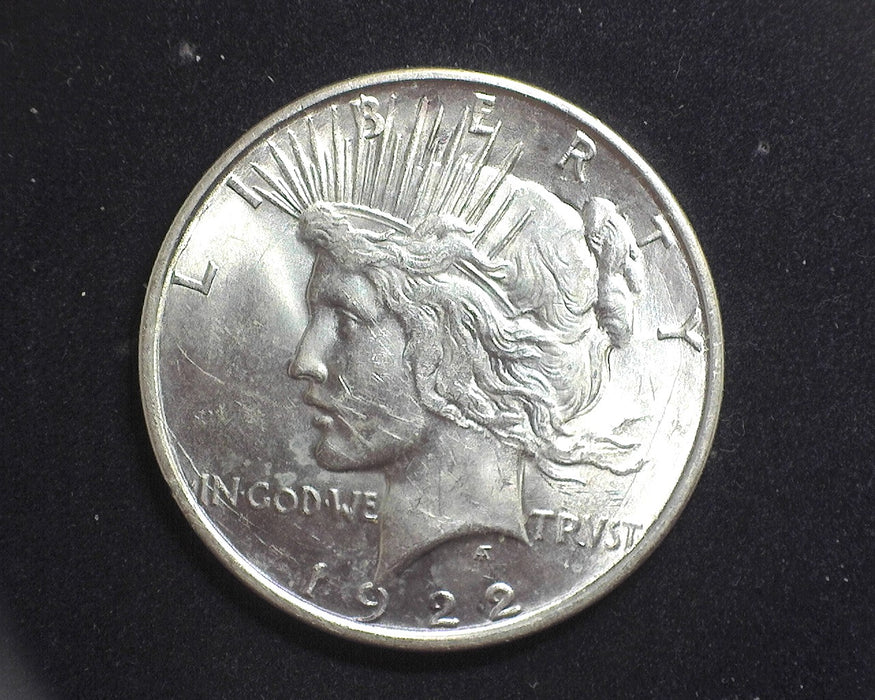 1922 D Peace Dollar BU - US Coin