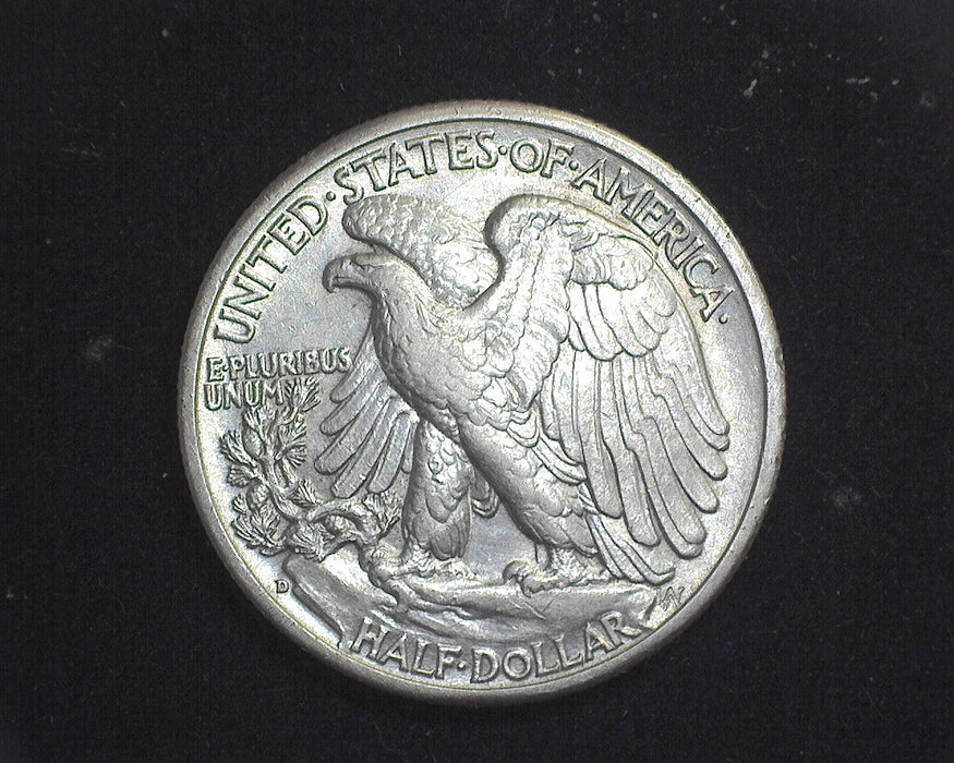 1943 D Liberty Walking Half Dollar XF/AU - US Coin