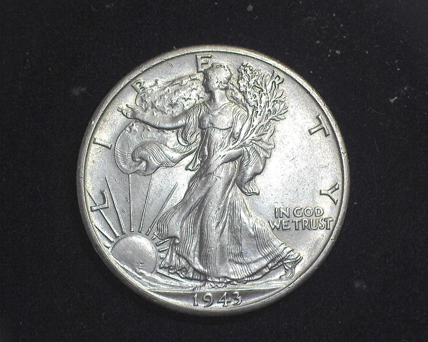 1943 D Liberty Walking Half Dollar XF/AU - US Coin