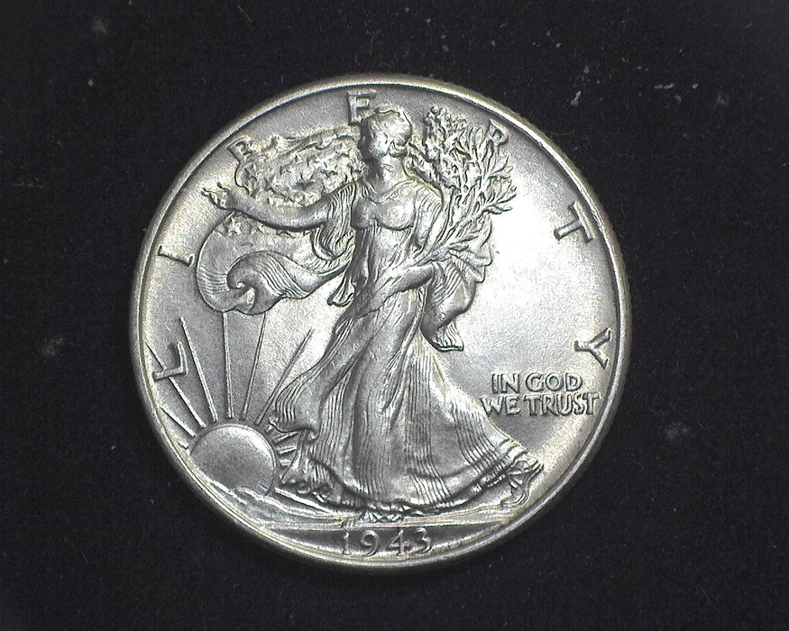 1943 Liberty Walking Half Dollar AU - US Coin