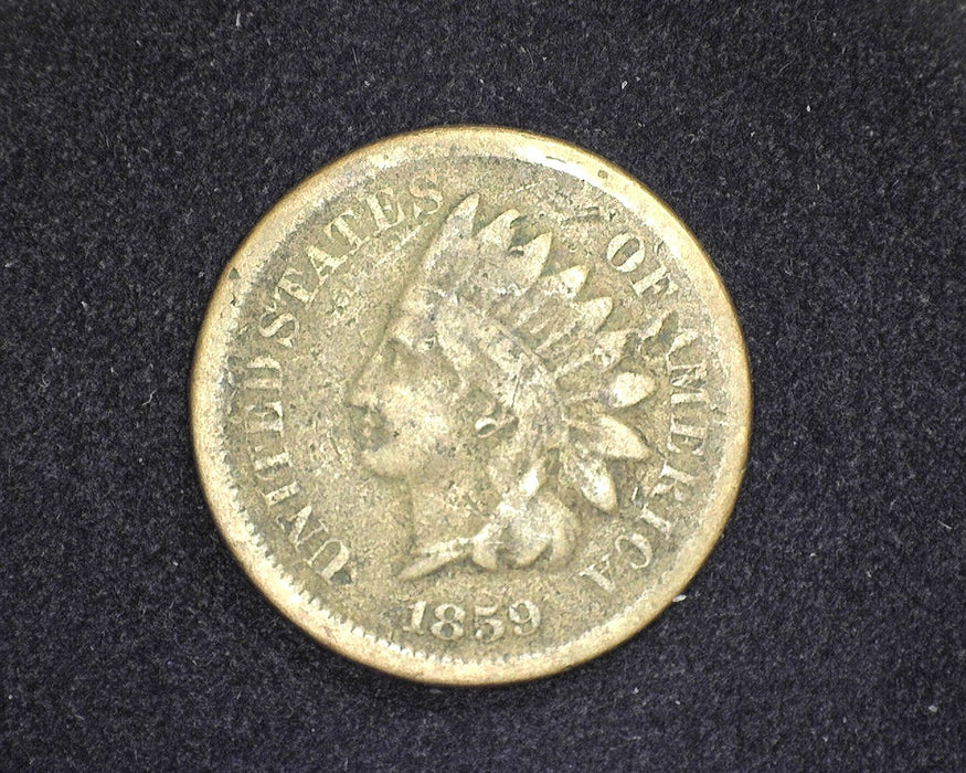 1859 Indian Head Penny/Cent VG - US Coin