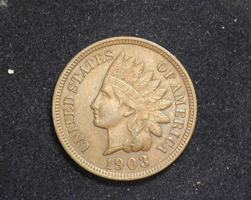 1903 Indian Head Penny/Cent XF - US Coin