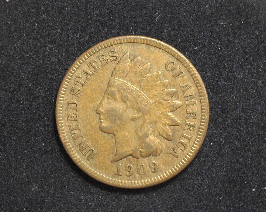 1909 Indian Head Penny/Cent VF - US Coin