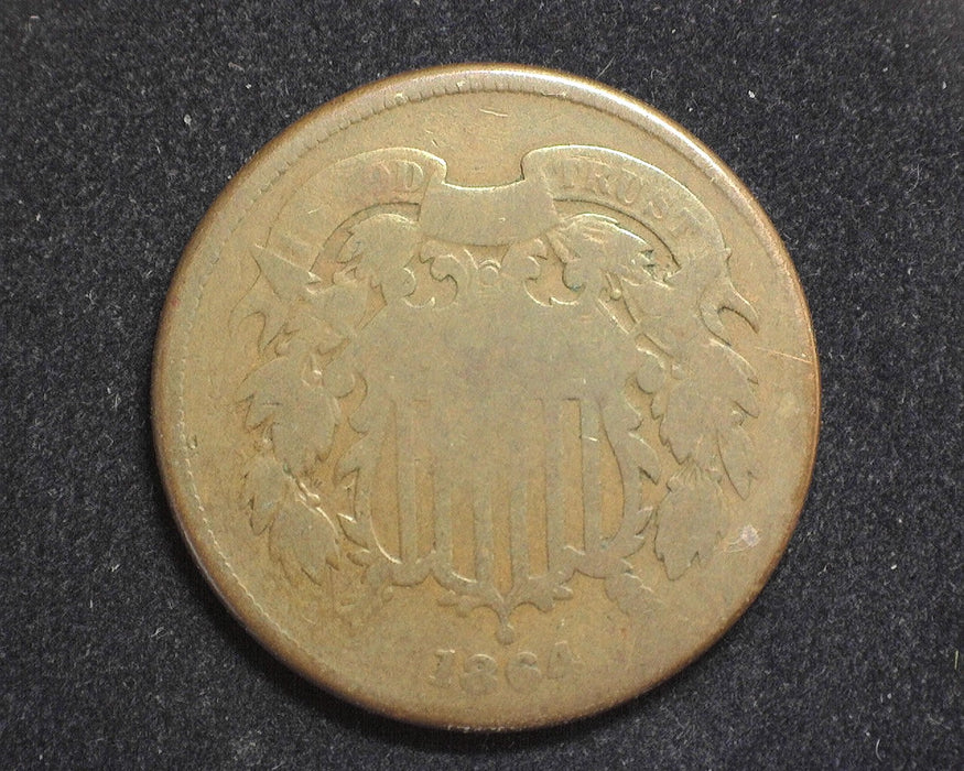 1864 Two Cent Piece G - US Coin