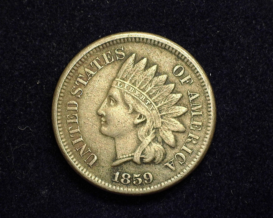 1859 Indian Head Penny/Cent VF - US Coin