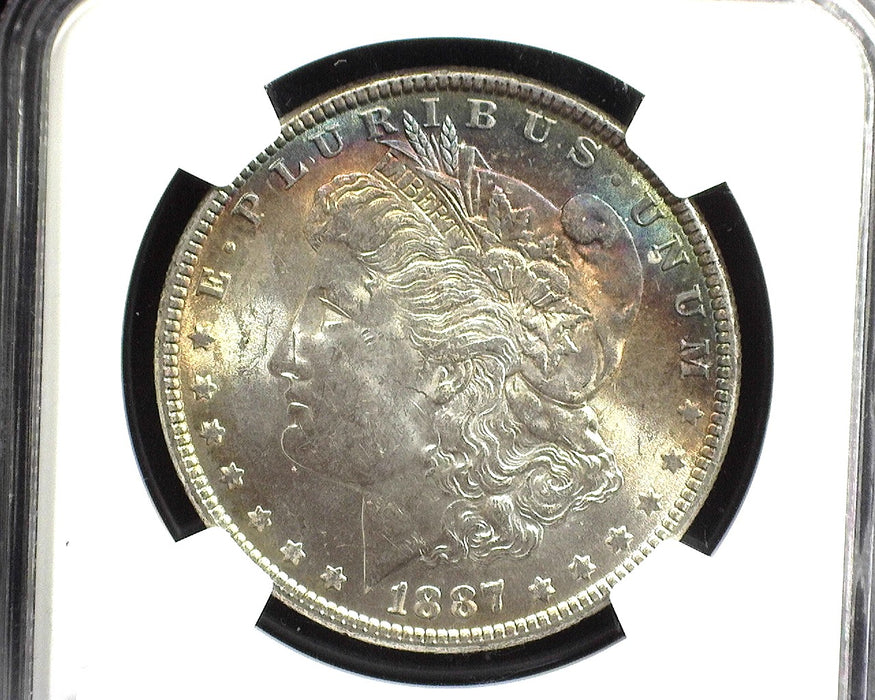 1887 Morgan Dollar NGC - MS63 - US Coin