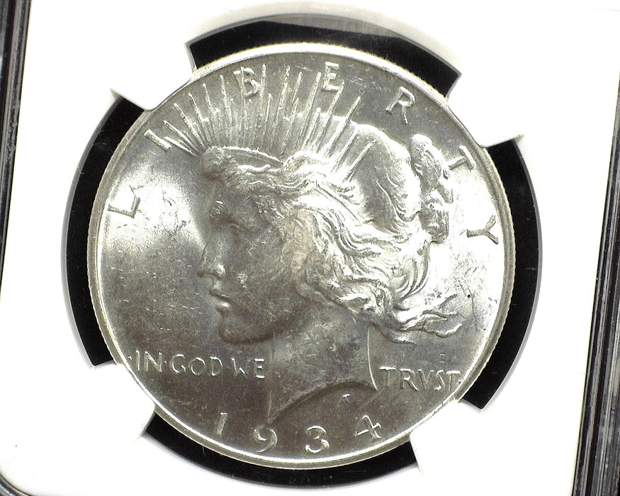 1934 D Peace Dollar NGC - MS62 - US Coin