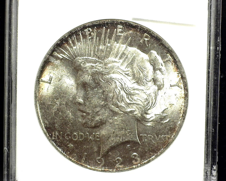 1923 Double Die Rev Peace Dollar ANACS - MS61 - US Coin