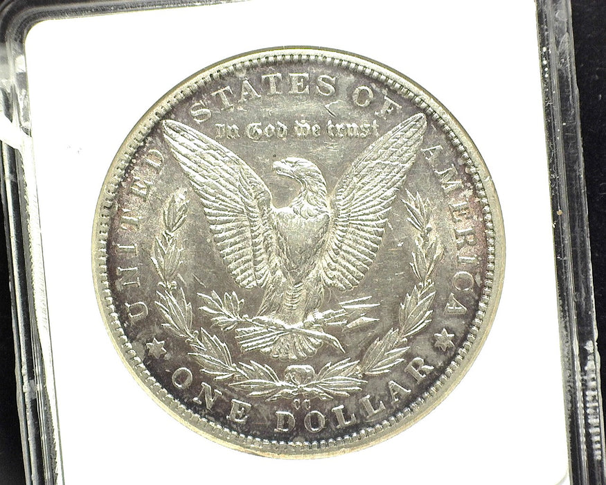 1889 CC Morgan Dollar ANACS - AU55 The holder has a crack along the edge which does not affect anything.  The hologram is still intact. A beautiful coin rarely seen in this high grade.  - US Coin