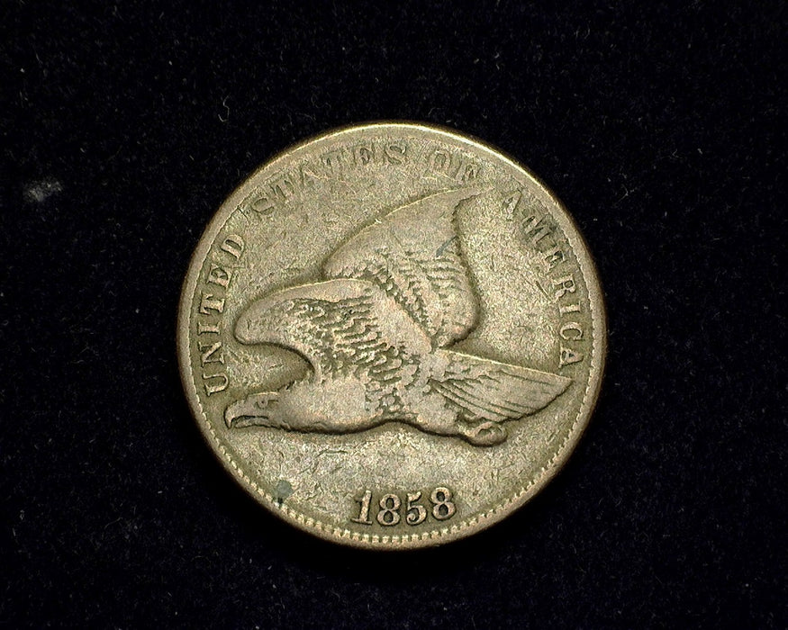 1858 Flying Eagle Penny/Cent F Small letters - US Coin