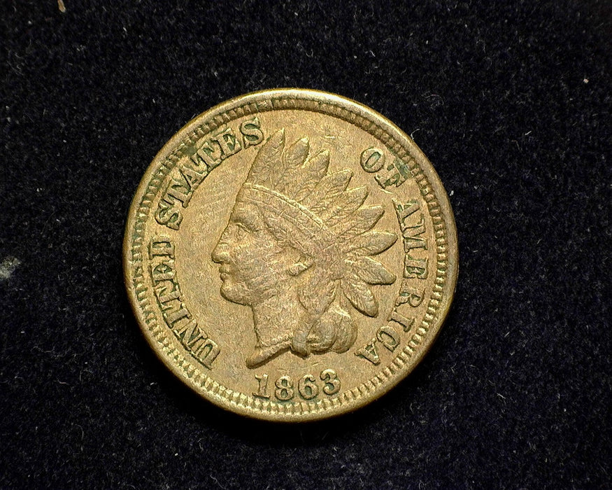 1863 Indian Head Penny/Cent XF - US Coin