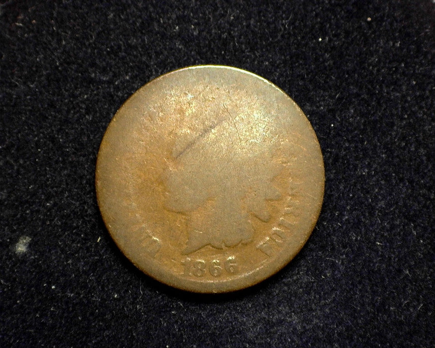 1866 Indian Head Penny/Cent AG - US Coin