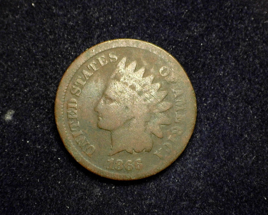 1866 Indian Head Penny/Cent G - US Coin