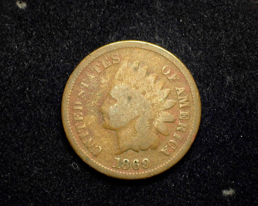 1869 Indian Head Penny/Cent G - US Coin