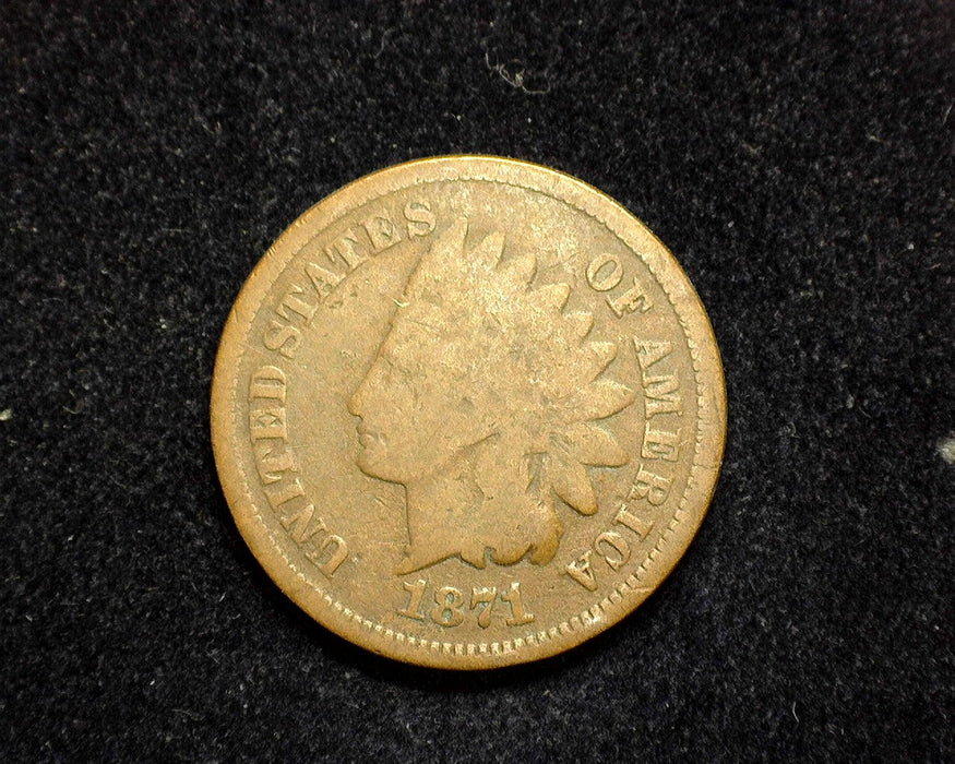 1871 Indian Head Penny/Cent G Digs - US Coin