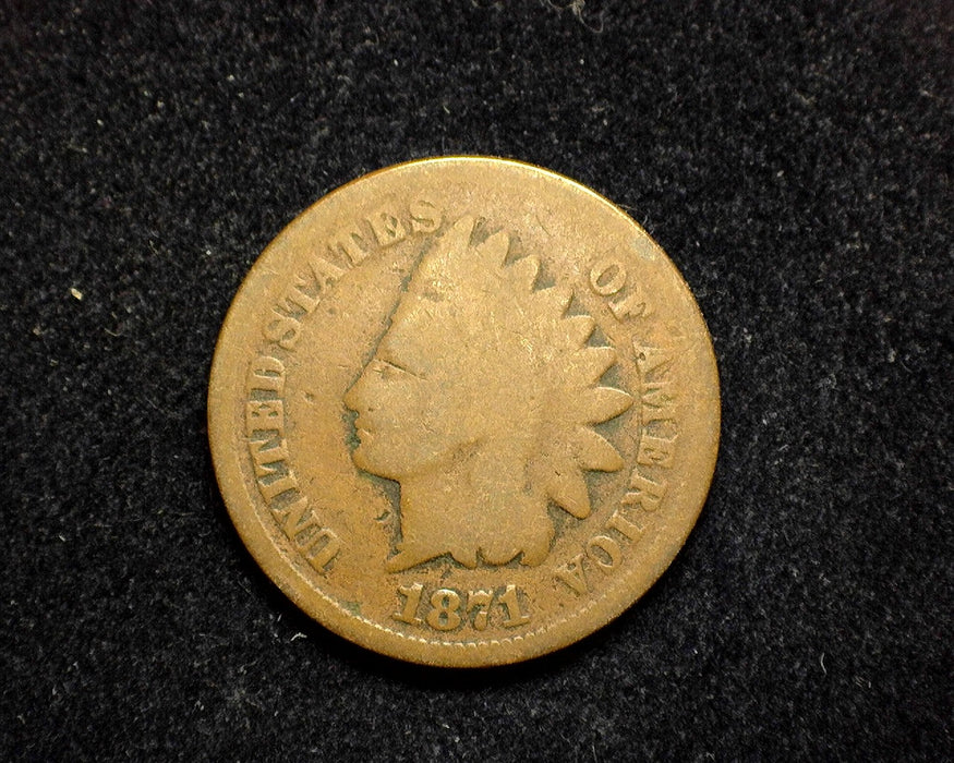 1871 Indian Head Penny/Cent G - US Coin