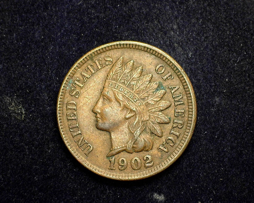 1902 Indian Head Penny/Cent XF - US Coin