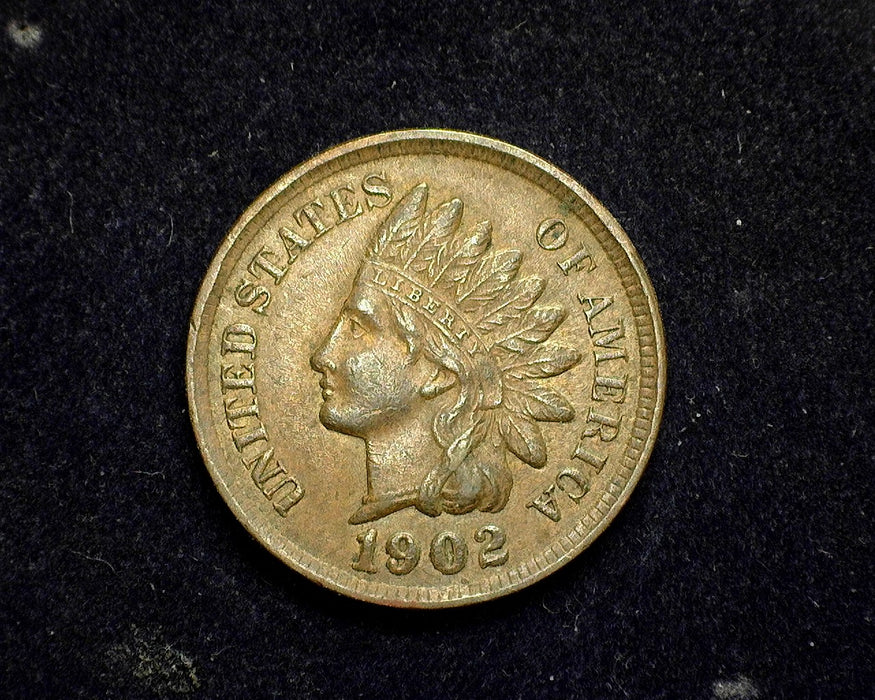 1902 Indian Head Penny/Cent XF - US Coin