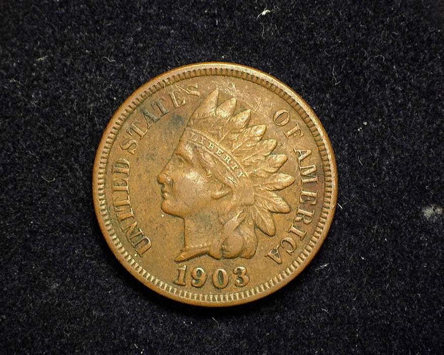 1903 Indian Head Penny/Cent VF/Xf - US Coin