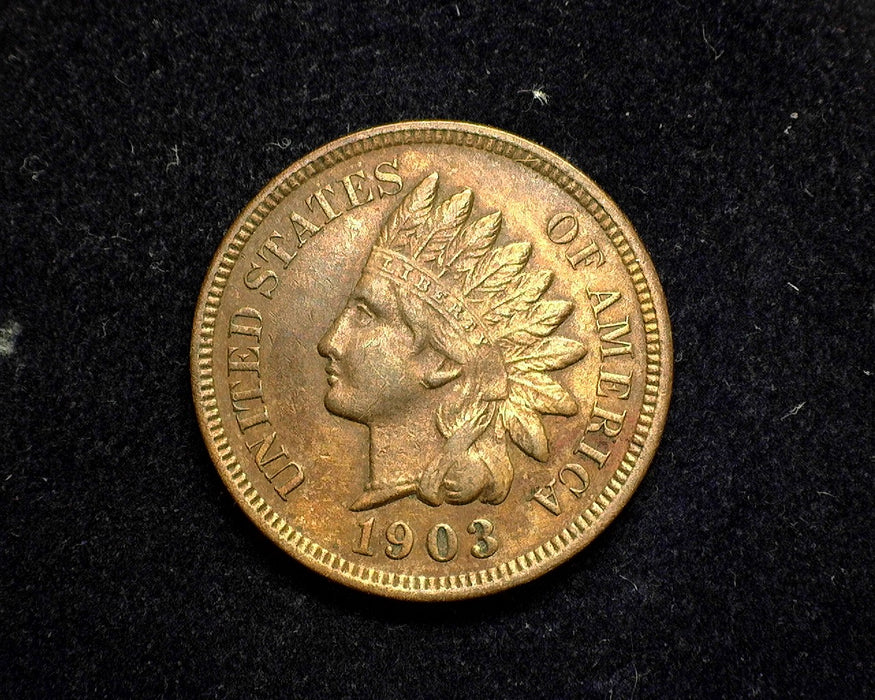 1903 Indian Head Penny/Cent VF/Xf - US Coin