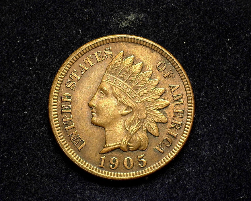 1905 Indian Head Penny/Cent XF - US Coin